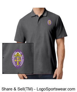 Gildan Mens Softstyle Double Pique Polo Design Zoom
